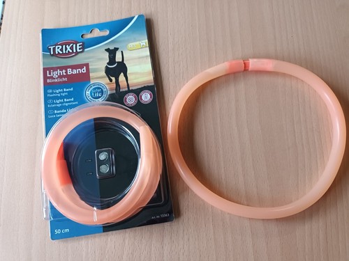 Trixie leuchthalsband l - m-l, 50