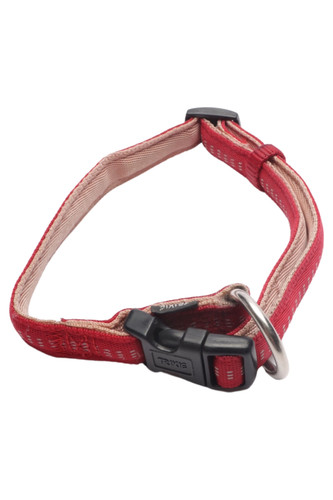Trixie hundehalsband rot nylon - hundehalsband,