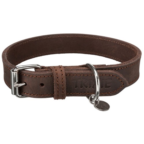 Lederhalsband trixie 44 - lederhalsband, 37-44