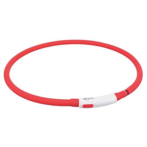 Trixie leuchthalsband usb rot - leuchthalsband,