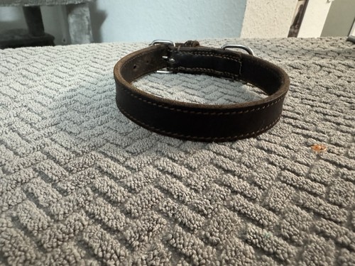 Halsband leder trixie braun - halsband,