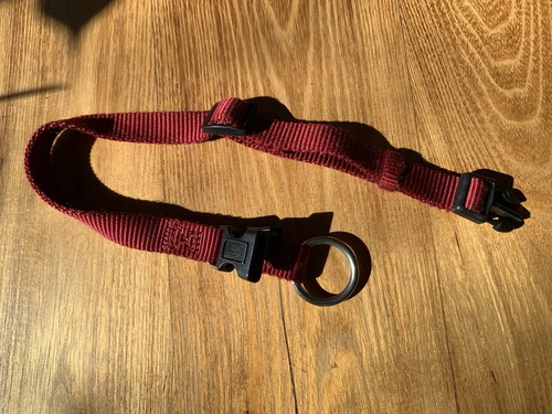 Rotes halsband 35 cm - -,