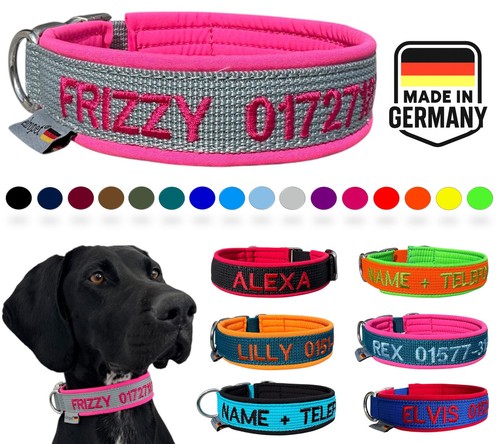 Hundehalsband bestickt für